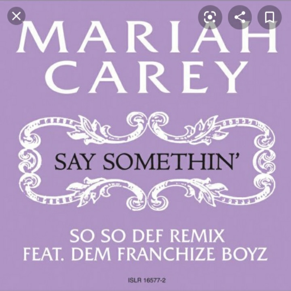 🤩🤩🤩 VINYL Mariah Carey ( Say Something Remix)